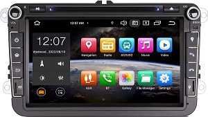 Wireless Auto Lenkrad Fernbedienung Multifunktionstaste Nacht Smart  Hintergrundbeleuchtung für Android Radio Navigation Universal